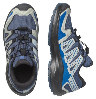 Salomon XA Pro Waterproof Blue Kids' Trail Running Shoes