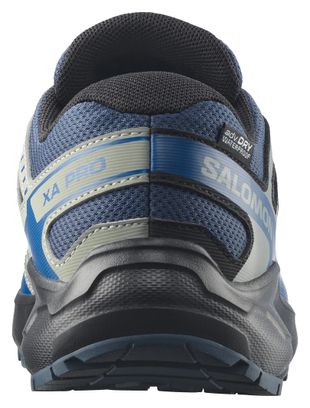 Salomon XA Pro Waterproof Blue Kids' Trail Running Shoes