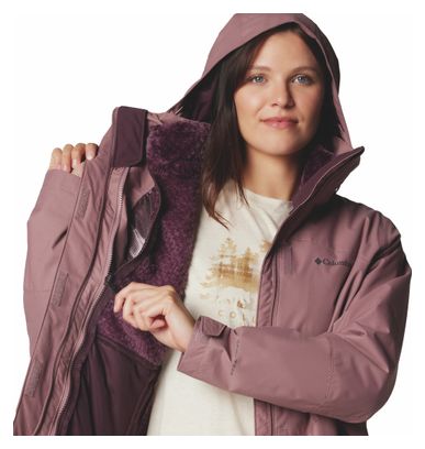 Columbia Bugaboo III Women's 3-in-1 Waterproof Jacket Purple