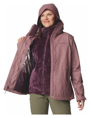 Columbia Bugaboo III Women's 3-in-1 Waterproof Jacket Purple