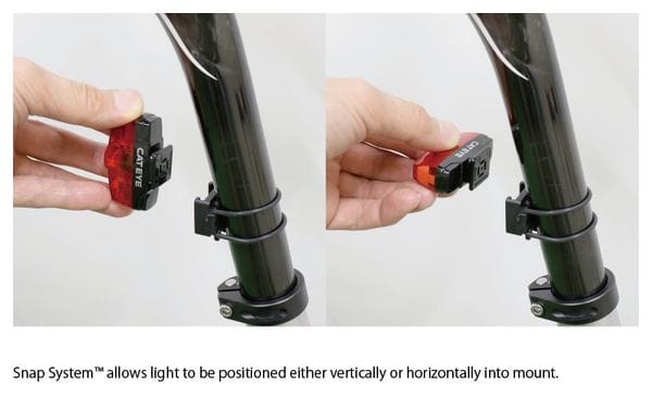 Cateye Rapid Mini Rear Cateye Omni Rear Light Black
