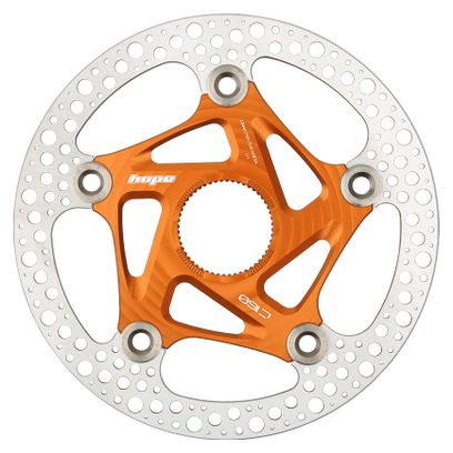 Hope RX Disco flotante CenterLock Naranja