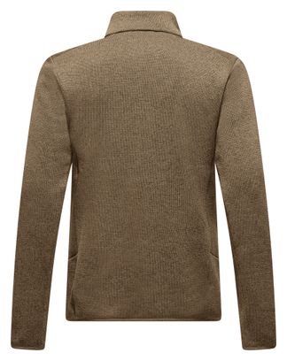 Giacca in pile Salewa Puez Rocca Polarlite beige da uomo