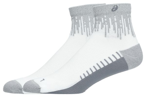 Calzini Asics Performance Run Quarter Bianco/Grigio