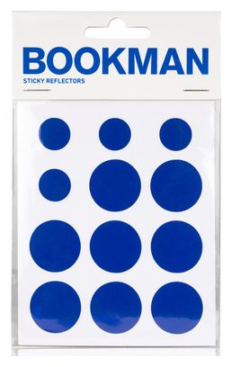 BOOKMAN Stickers Reflechissant Bleu
