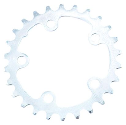 INGRANAGGIO STRADALE DIAM 74 INTER 26DTS ACCIAIO ARGENTO FORTE 8/9/10V. 5 RAGGI