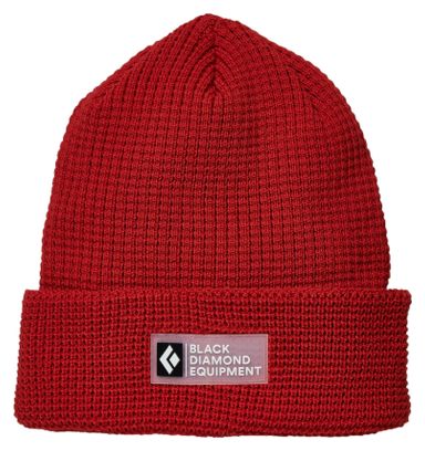 Bonnet Black Diamond Double Waffle Rouge