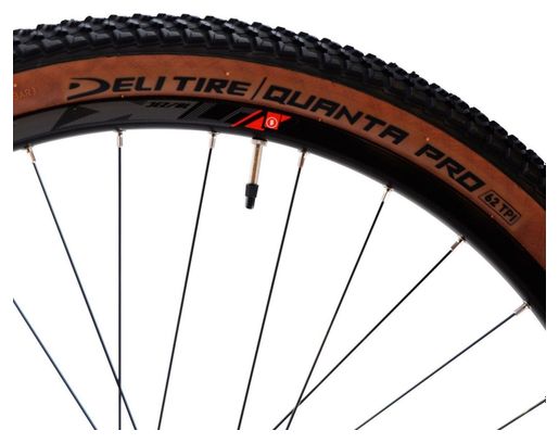 PNEU GRAVEL 27.5X2.10 TS DELI QUANTA PRO NOIR/MARRON TAN SA-270 (54-584)