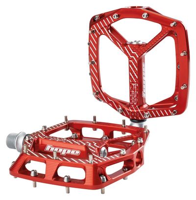 Hope F22 Red Pedal Pair