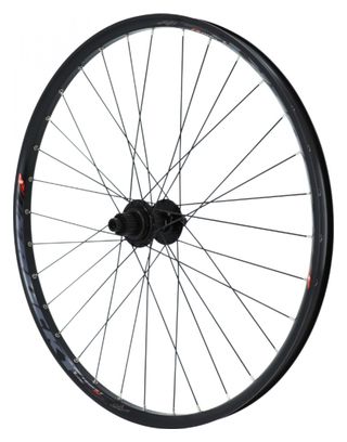 ROUE VTT 27.5  PLUS TRUCKY 35 DISC ARRIERE NOIR MOY CENTERLOCK MT510 12V. MICROSPLINE (TUBELESS ET TUBETYPE) POUR AXE TRAVERSANT 12-148  POUR PNEU 27.5X2.20-2.80  - JANTE INTER 35mm