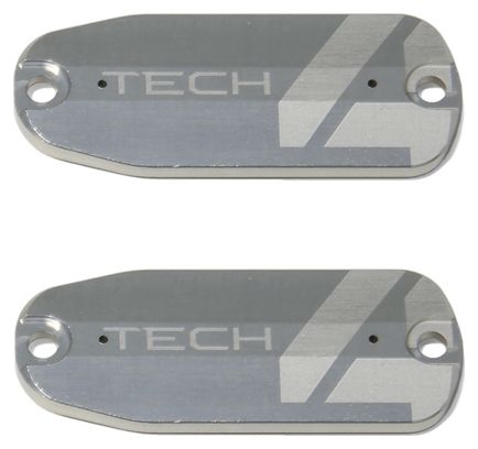Hope Tech 4 Silver Tank Cover (x2 Units)