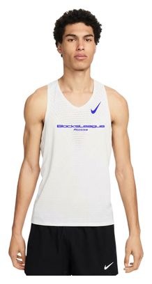 Camiseta sin mangas Nike AeroSwift Blocks League Blanca para Hombre