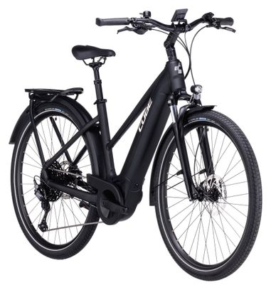 Cube Touring Hybrid Pro 500 Trapecio Bicicleta Híbrida Eléctrica Shimano Deore 11S 500 Wh 700 mm Negra 2023