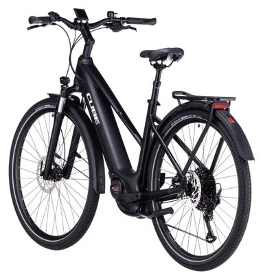 Cube Touring Hybrid Pro 500 Trapezio Bicicletta elettrica ibrida Shimano Deore 11S 500 Wh 700 mm Nero 2023