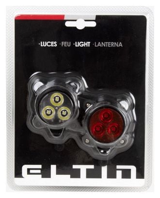 Pack Phare vèlo avant et arrière Lite 12020 lumens