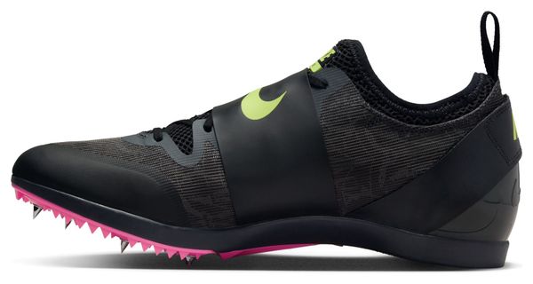 Nike Pole Vault Elite Nero Rosa Giallo Scarpe da atletica unisex