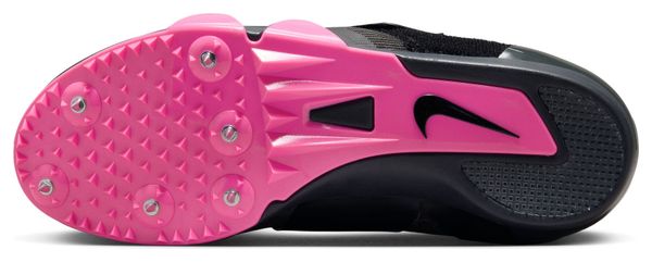 Nike Pole Vault Elite Nero Rosa Giallo Scarpe da atletica unisex