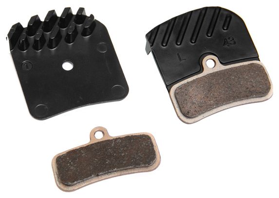 Neatt Shimano Saint M820 / Zee M640 Brake Pads With Radiator Fin