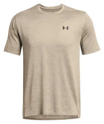 Camiseta de manga corta Under Armour Tech Vent Beige para hombre