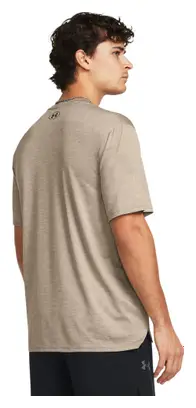 Camiseta de manga corta Under Armour Tech Vent Beige para hombre