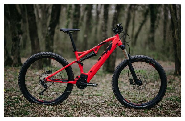 BH Atom Lynx 8.0 Shimano Deore 10V 500 Wh 29'' Gris Roja Bicicleta eléctrica de montaña todo terreno con suspensión