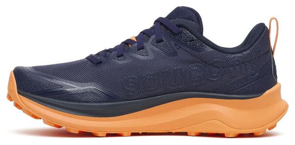 Saucony Peregrine 16 trailschoenen, blauw/oranje, dames