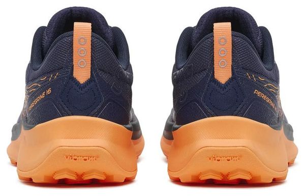 Saucony Peregrine 16 trailschoenen, blauw/oranje, dames