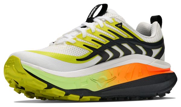 Chaussures Trail Hoka Stinson 8 Blanc/Jaune Homme