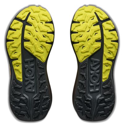Chaussures Trail Hoka Stinson 8 Blanc/Jaune Homme