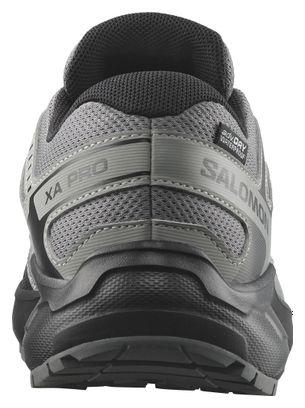Salomon XA Pro Waterproof Trail Shoes, Gray/Black, Kids'