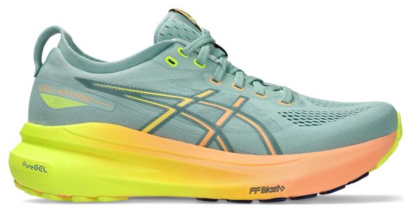 Asics Gel-Kayano 31 Paris Running Schuhe Grün/Orange/Gelb Damen