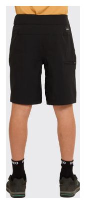 Pantalón corto de trail Dharco Hybrid Negro para niños