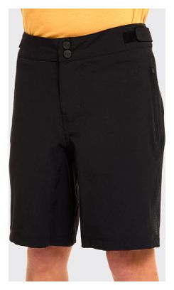 Pantalón corto de trail Dharco Hybrid Negro para niños