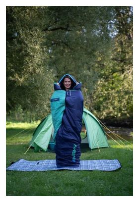 Husky Mumienschlafsack Espace Blue - Minze -5°C - 210 x 85 cm - Blau