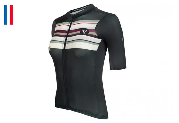 Maillot LeBram Arpettaz de manga corta para mujer verde Tailored Fit