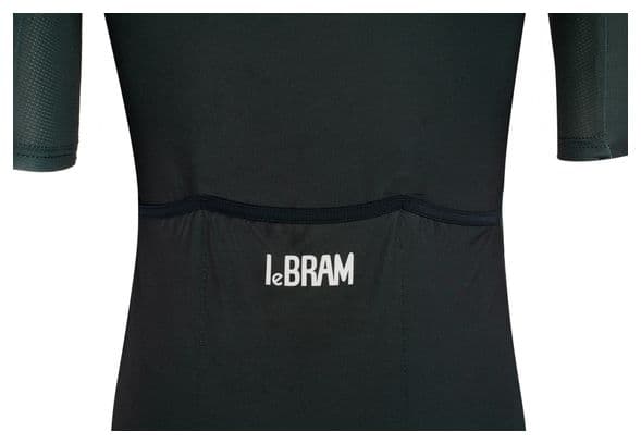 LeBram Arpettaz Women's Short Sleeve Jersey Green Fitted