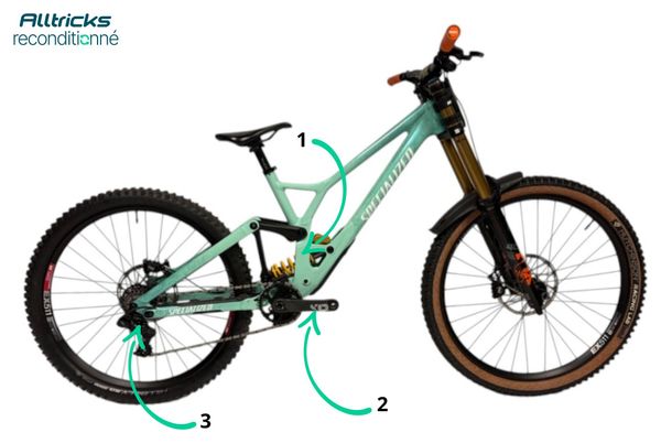 VTT Tout Suspendu Specialized Démo Race Sram GX 7V 29/27.5" T.L 173/193cm - Produit Reconditionné