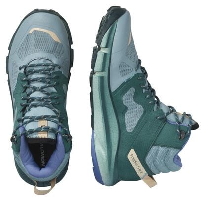 Salomon Predict Hike Mid GTX Blue Women's Hiking Shoes