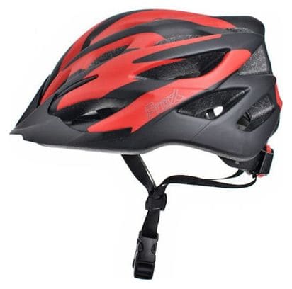 Casque de vélo adulte - Rouge Noir - Large 58/61cm