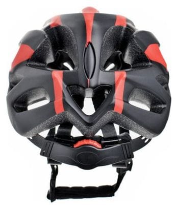 Casque de vélo adulte - Rouge Noir - Large 58/61cm