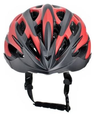 Casque de vélo adulte - Rouge Noir - Large 58/61cm