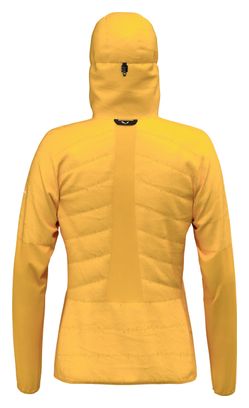 Chaqueta con capucha<p>Ortles Hybrid TirolWool</p>Yellow para mujer de Salewa