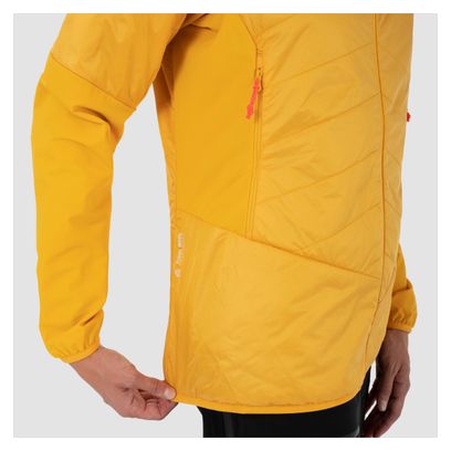 Doudoune à Capuche Femme Salewa Ortles Hybrid TirolWool Jaune