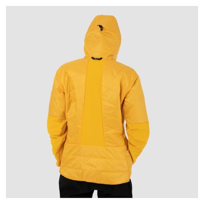 Doudoune à Capuche Femme Salewa Ortles Hybrid TirolWool Jaune