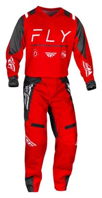 Pantalón Fly Racing Fly F-16 Rojo / Carbón / Blanco