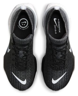 Zapatillas <strong>de Running Nike ZoomX Invincible Run Flyknit 3 Negro</strong> Blanco