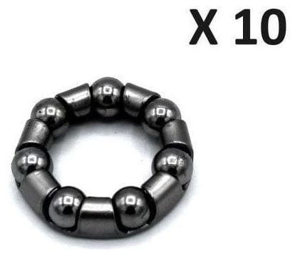 BLACKBEARING - Cage à billes - 3/16 x7 - Pour Moyeux - PACK10