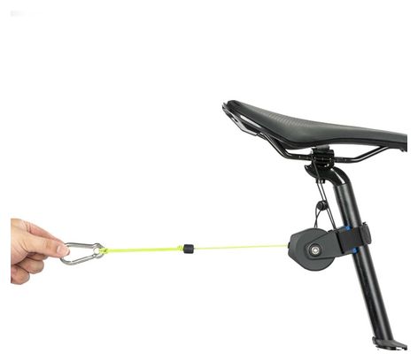 Kompaktes Fahrrad-Zugsystem – Elastisches Seil 2,3 m mit internem Federmechanismus