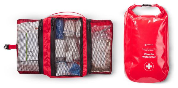 Forclaz 900 Red Waterproof 1st Aid Kit (80 stuks)