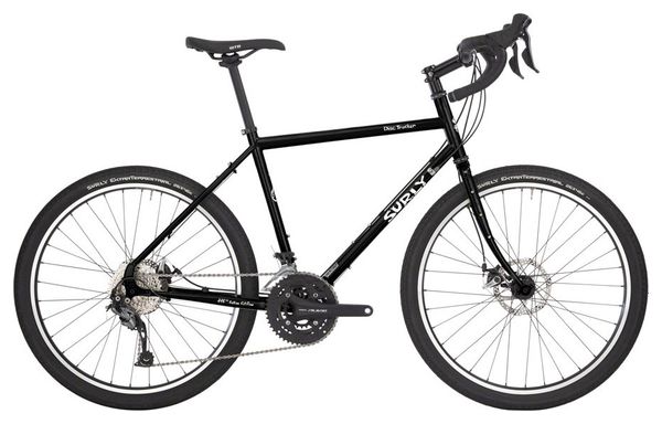 Surly Disc Trucker 26 Gravel Bike Shimano Alivio 9S 26'' Nero 2022